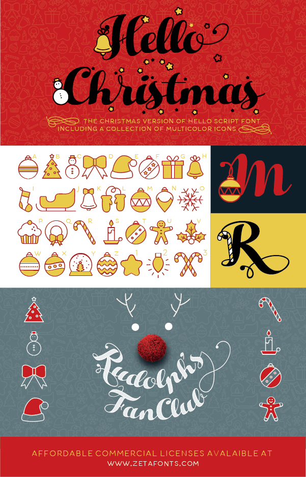 Hello Christmas Fill Trial font